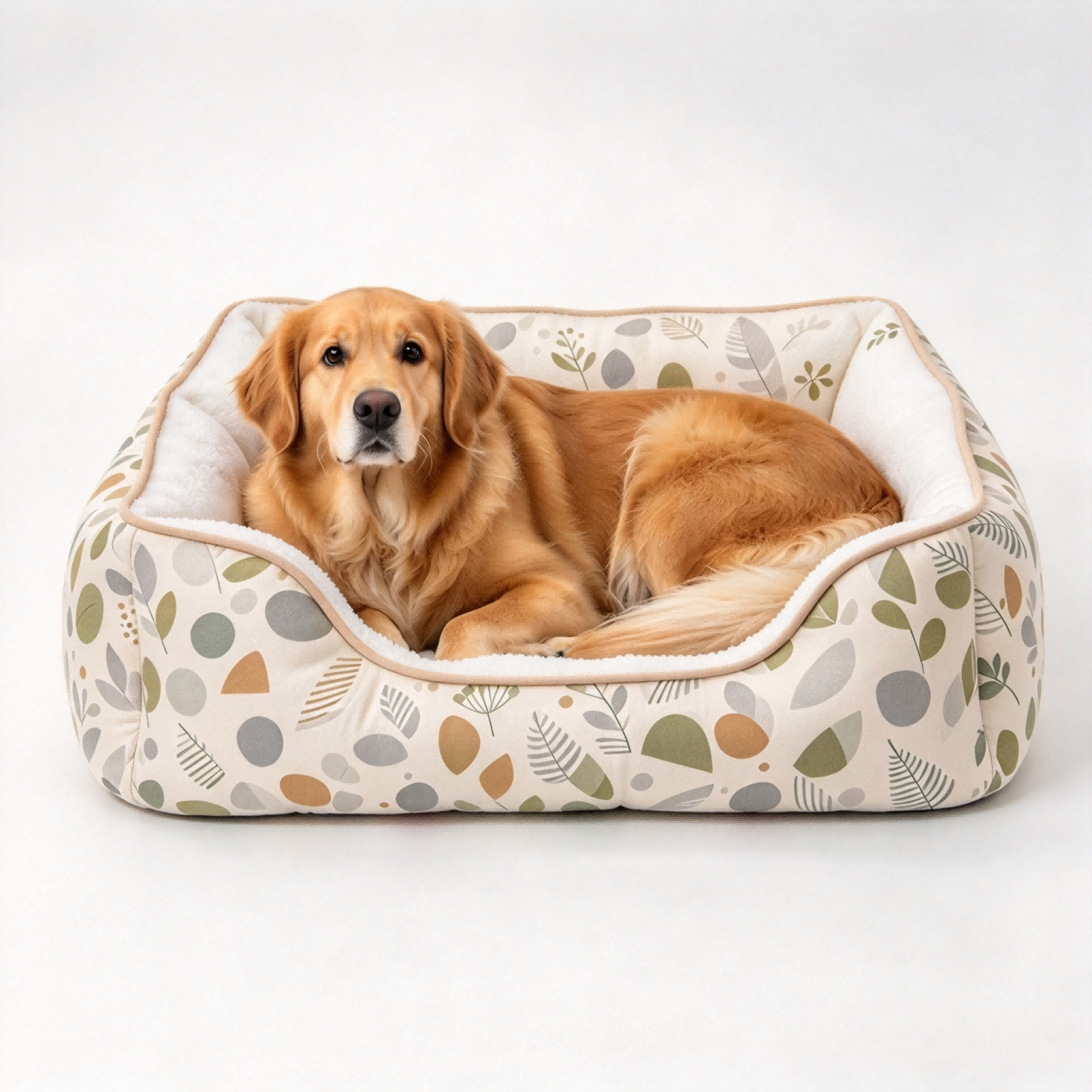 Square Pet Bed for Dogs & Cats – OEM Washable Removable Cover Pet Sofa – Custom Pet Bed Manufacturer China